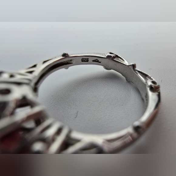 Sterling Silver Ruby Ring - Picture 5 of 16